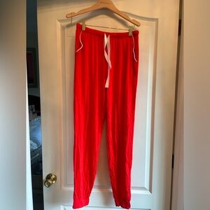Ekouaer Red Pajama Pants